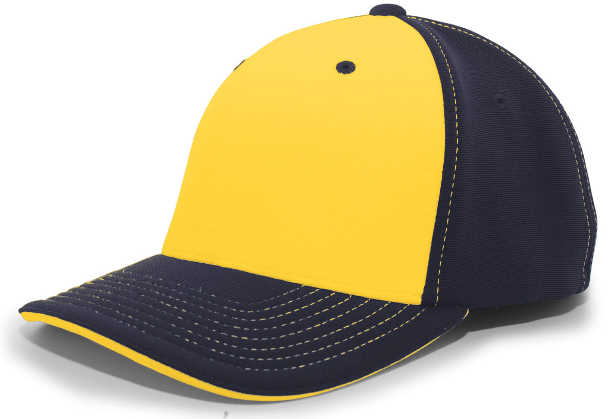 M2 Performance PacFlex Contrast Cap - Gold/Navy/Navy