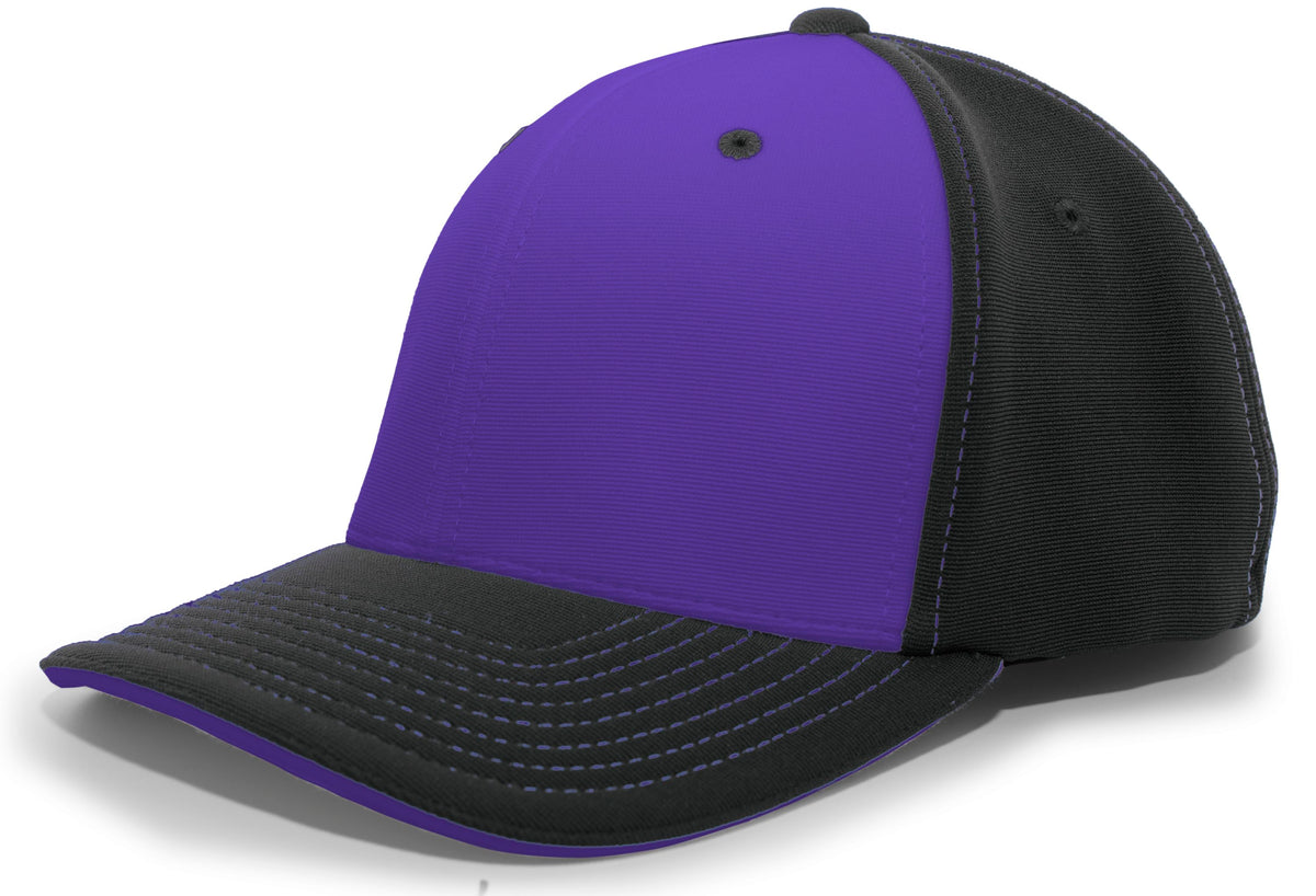 M2 Performance PacFlex Contrast Cap - Purple/Black/Black