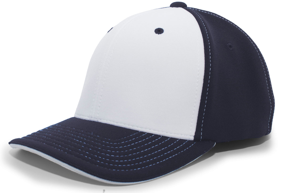 M2 Performance PacFlex Contrast Cap - White/Navy/Navy