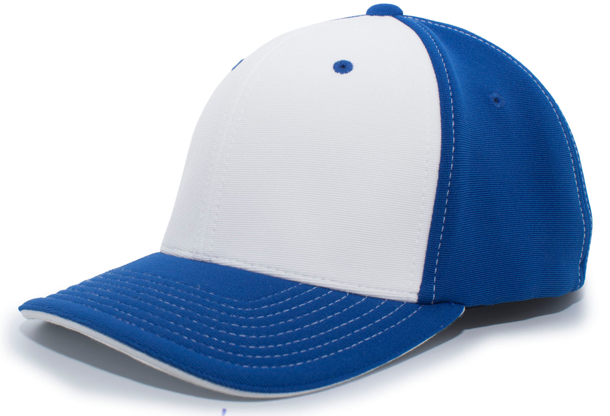 M2 Performance PacFlex Contrast Cap - White/Royal/Royal