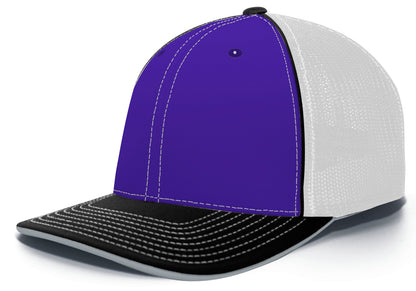 Trucker PacFlex Cap - Purple/White/Black