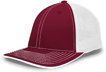 Trucker PacFlex Cap - Cardinal/White