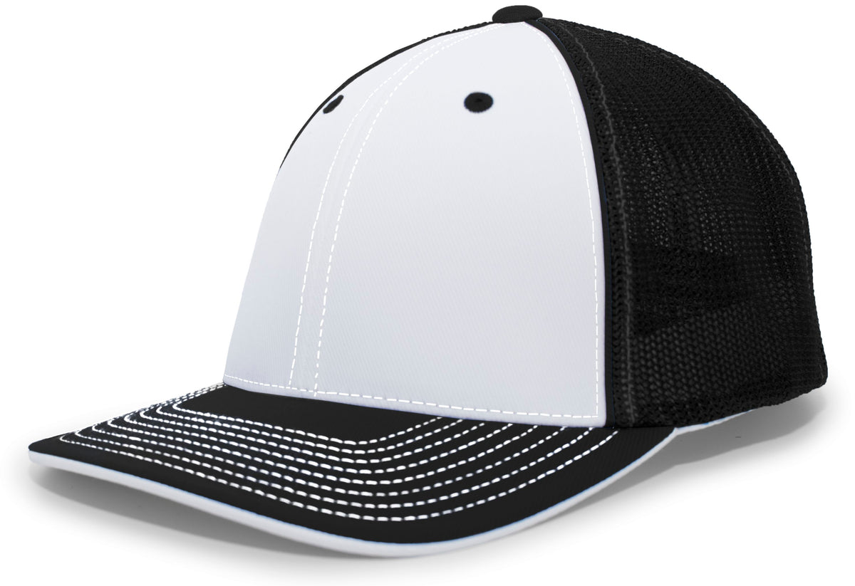 Trucker PacFlex Cap - White/Black/Black