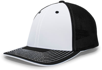 Trucker PacFlex Cap - White/Black/Black