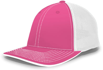 Trucker PacFlex Cap - Pink/White/Pink