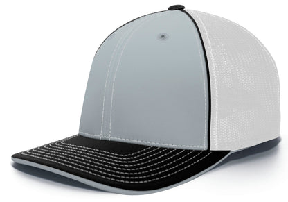 Trucker PacFlex Cap - Silver/White/Black
