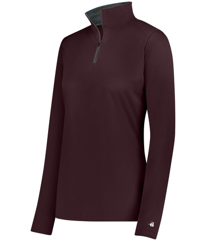 LADIES B-CORE 1/4 ZIP PULLOVER