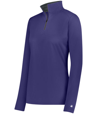 LADIES B-CORE 1/4 ZIP PULLOVER