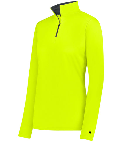 LADIES B-CORE 1/4 ZIP PULLOVER