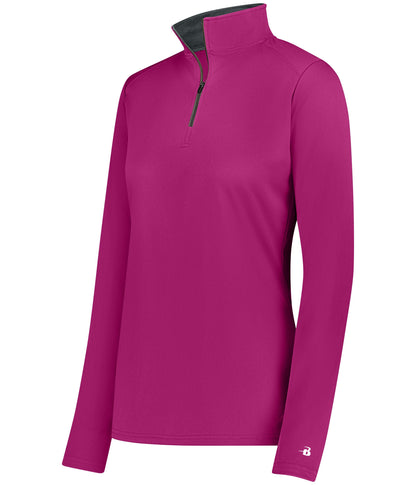 LADIES B-CORE 1/4 ZIP PULLOVER