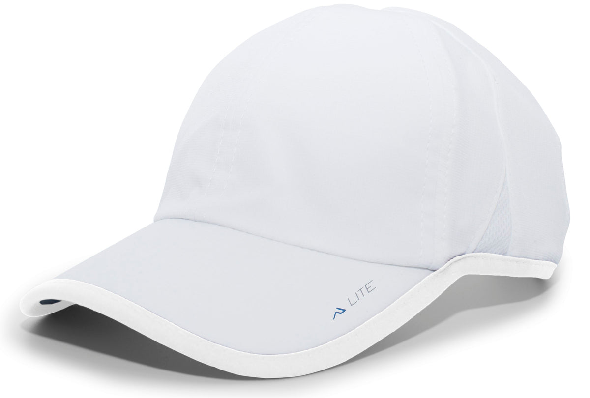 Lite Series Active Hook-And-Loop Adjustable Cap - White