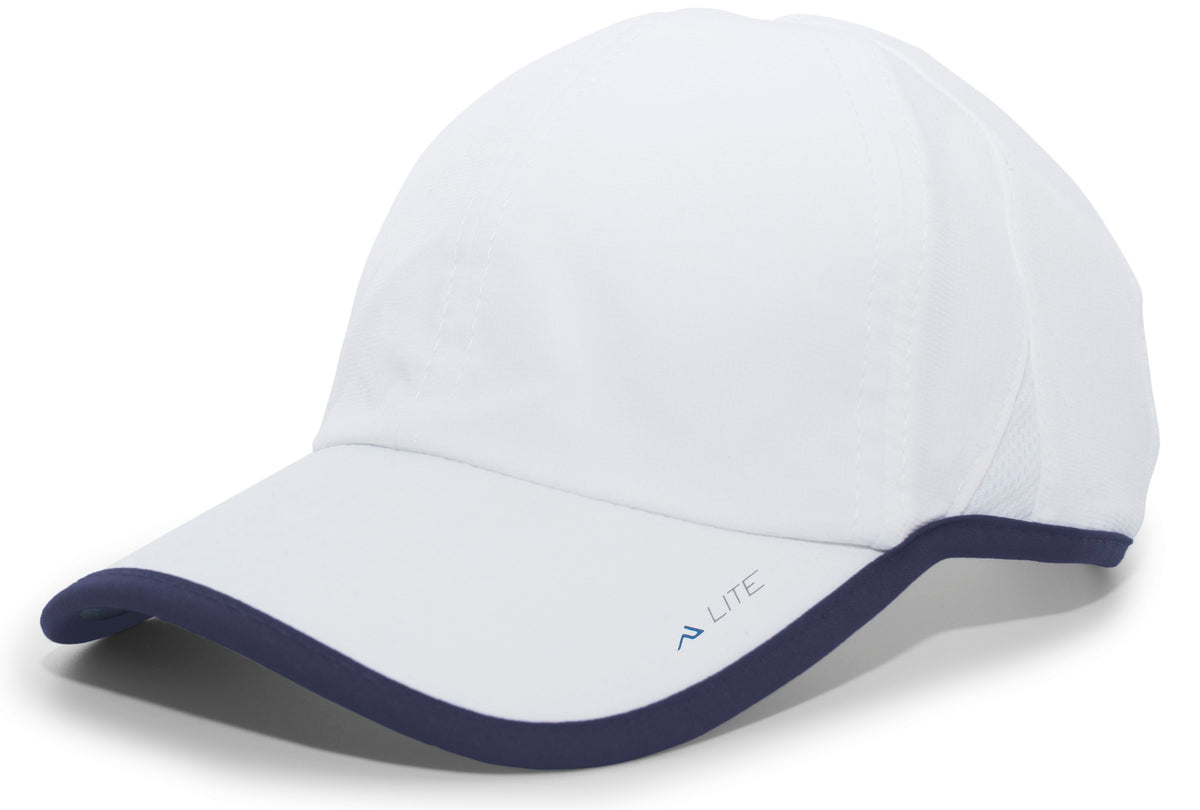 Lite Series Active Hook-And-Loop Adjustable Cap - White/Navy