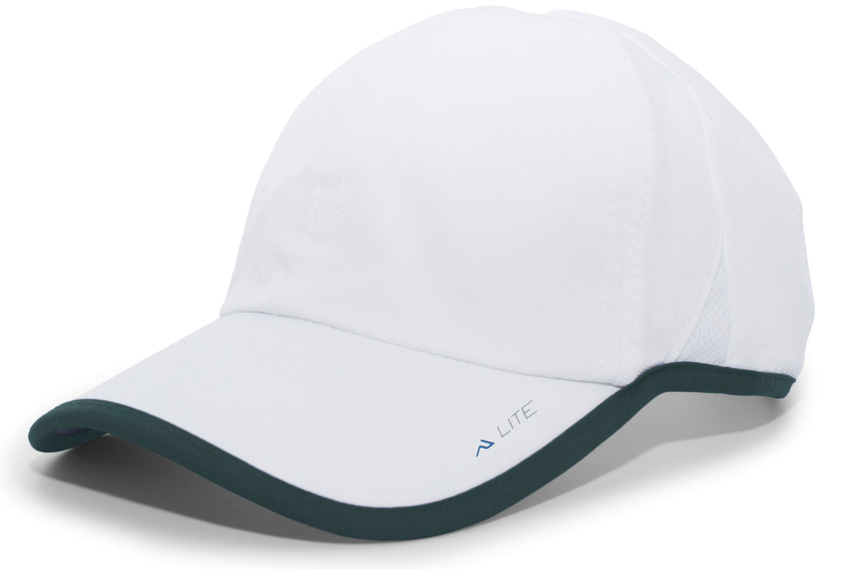 Lite Series Active Hook-And-Loop Adjustable Cap - White/Dark Green