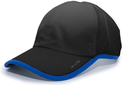 Lite Series Active Hook-And-Loop Adjustable Cap - Black/Royal