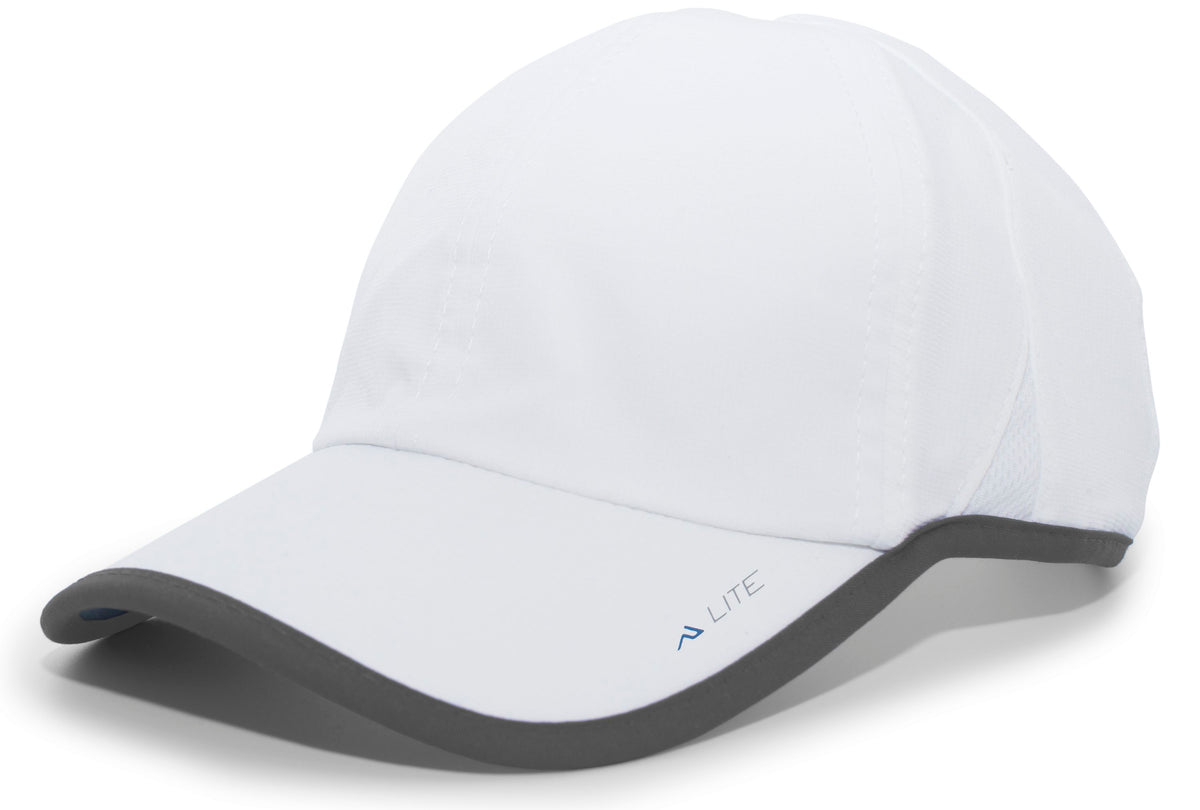 Lite Series Active Hook-And-Loop Adjustable Cap - White/Graphite