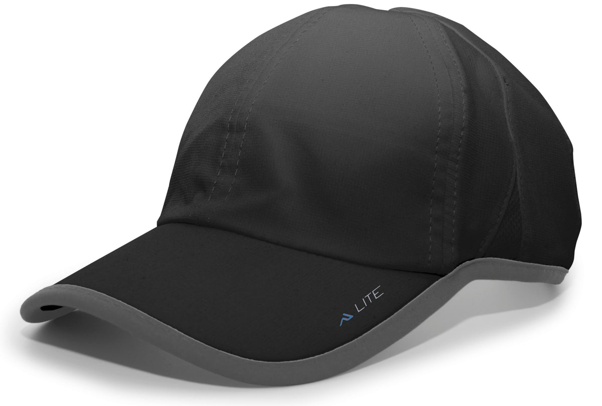 Lite Series Active Hook-And-Loop Adjustable Cap - Black/Graphite