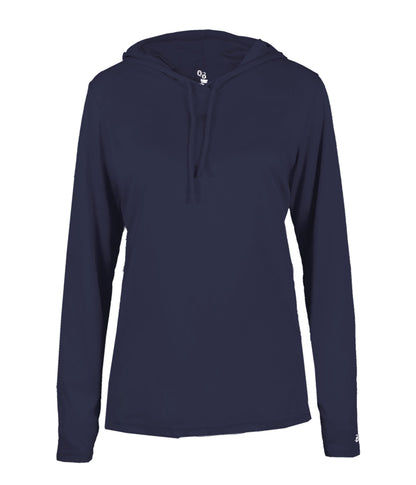 LADIES B-CORE LONG SLEEVE HOODIE