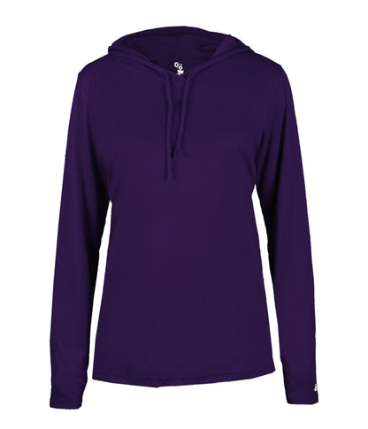 LADIES B-CORE LONG SLEEVE HOODIE