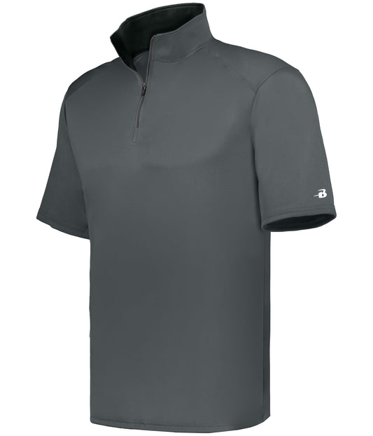 B-CORE 1/4 ZIP SHORT SLEEVE PULLOVER