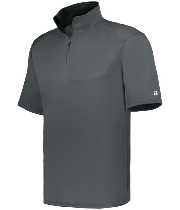 B-CORE 1/4 ZIP SHORT SLEEVE PULLOVER