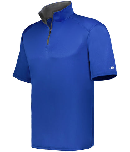 B-CORE 1/4 ZIP SHORT SLEEVE PULLOVER
