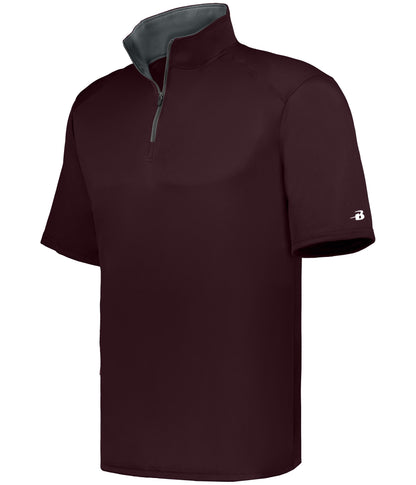 B-CORE 1/4 ZIP SHORT SLEEVE PULLOVER