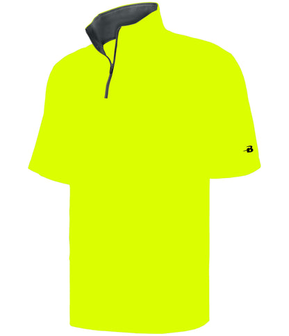 B-CORE 1/4 ZIP SHORT SLEEVE PULLOVER