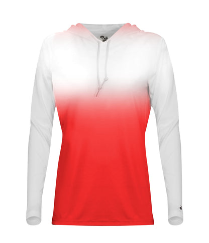 OMBRE WOMEN'S HOOD TEE