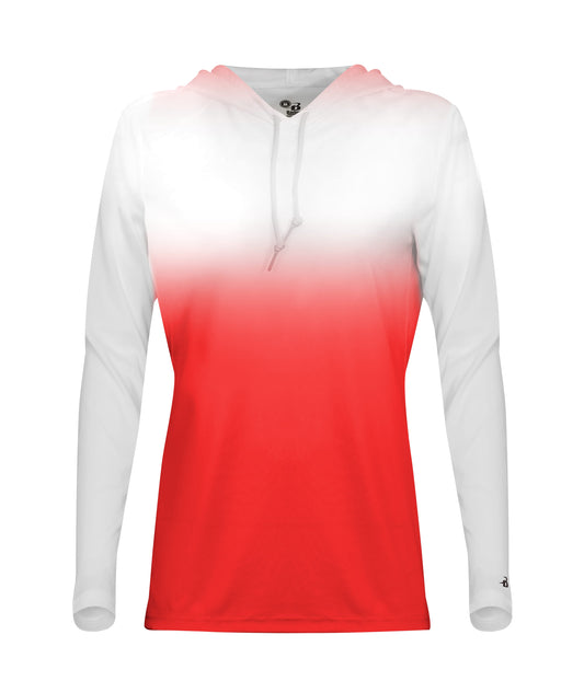 OMBRE WOMEN'S HOOD TEE
