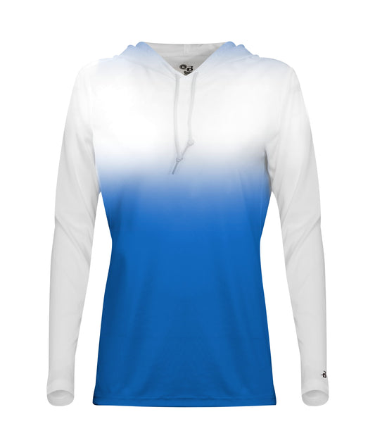 OMBRE WOMEN'S HOOD TEE