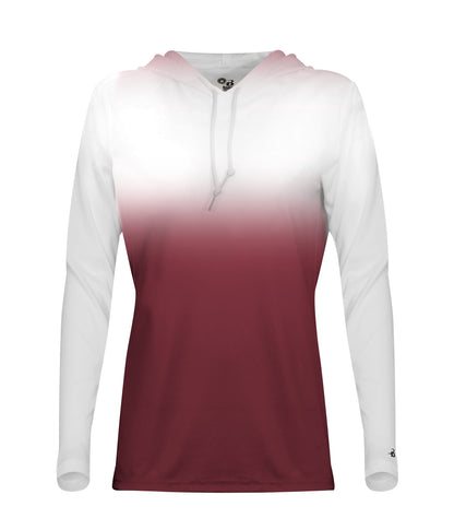 OMBRE WOMEN'S HOOD TEE