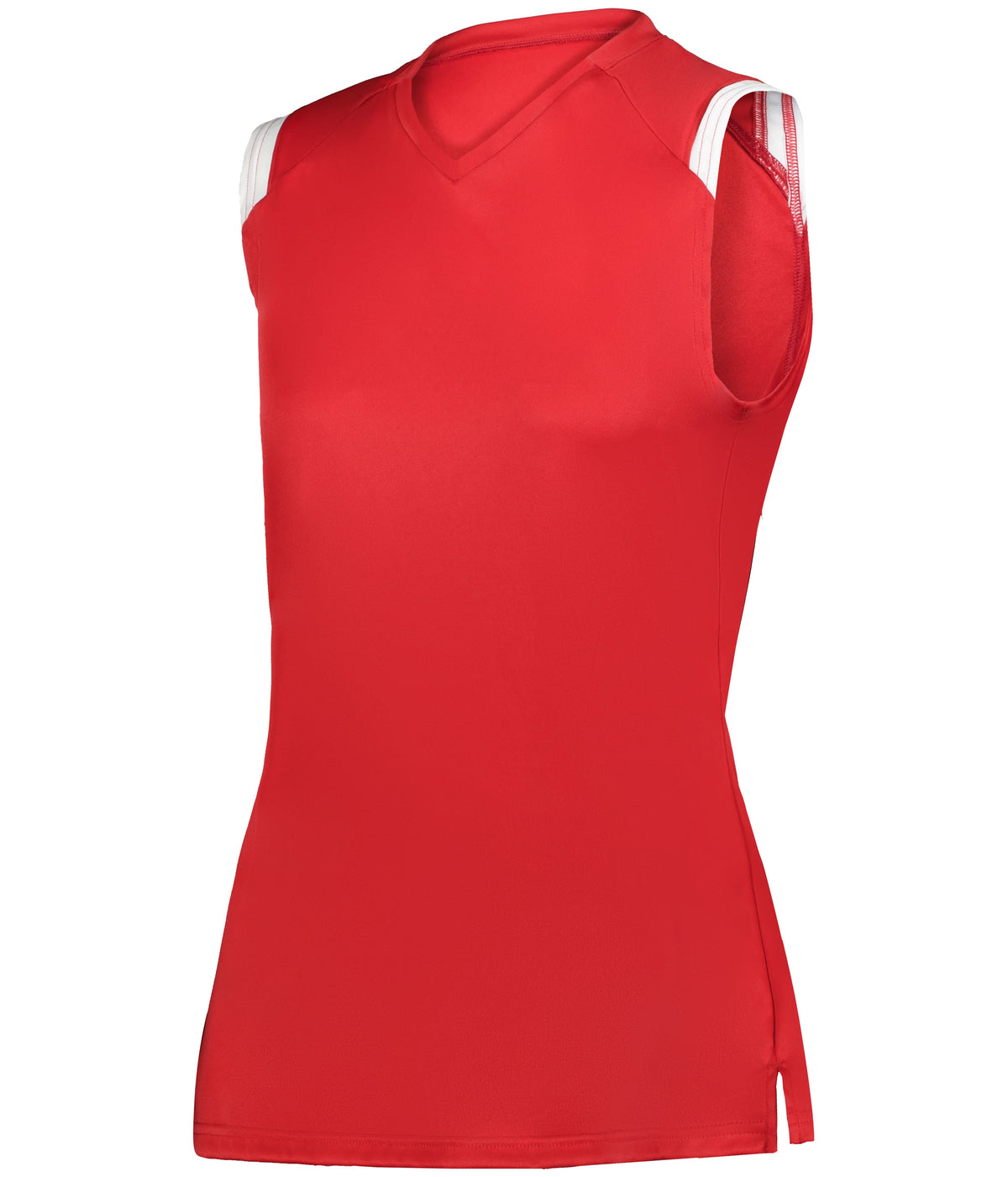 GIRLS ON THE RISE SLEEVELESS SOFTBALL JERSEY - RED/WHITE (BA)