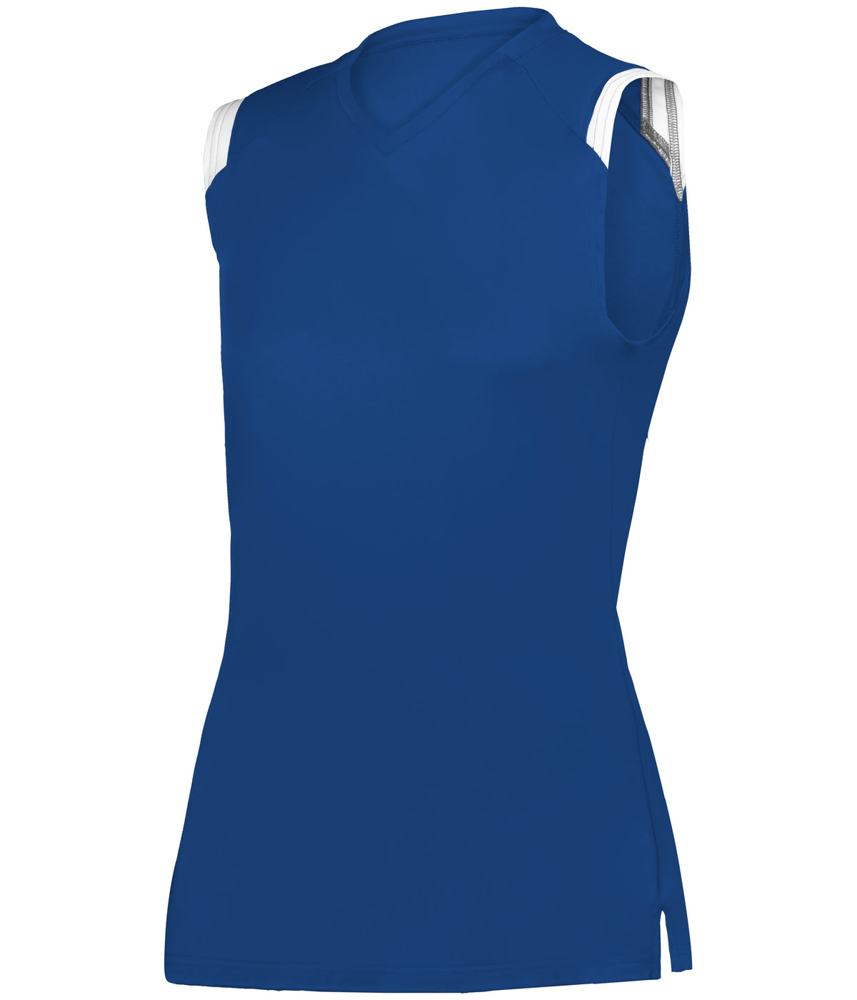 GIRLS ON THE RISE SLEEVELESS SOFTBALL JERSEY - ROYAL/WHITE (BA)