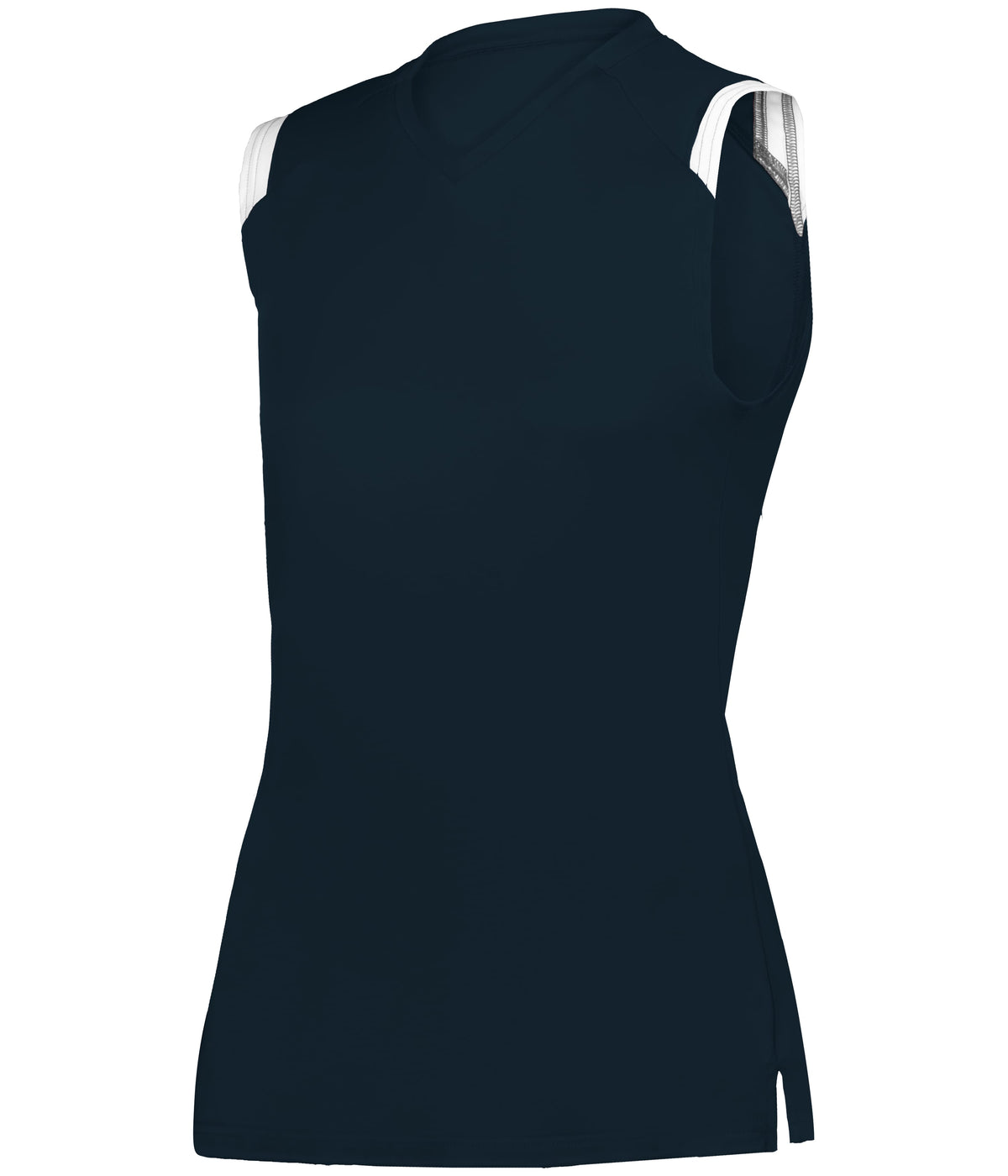 GIRLS ON THE RISE SLEEVELESS SOFTBALL JERSEY - NAVY/WHITE (BA)