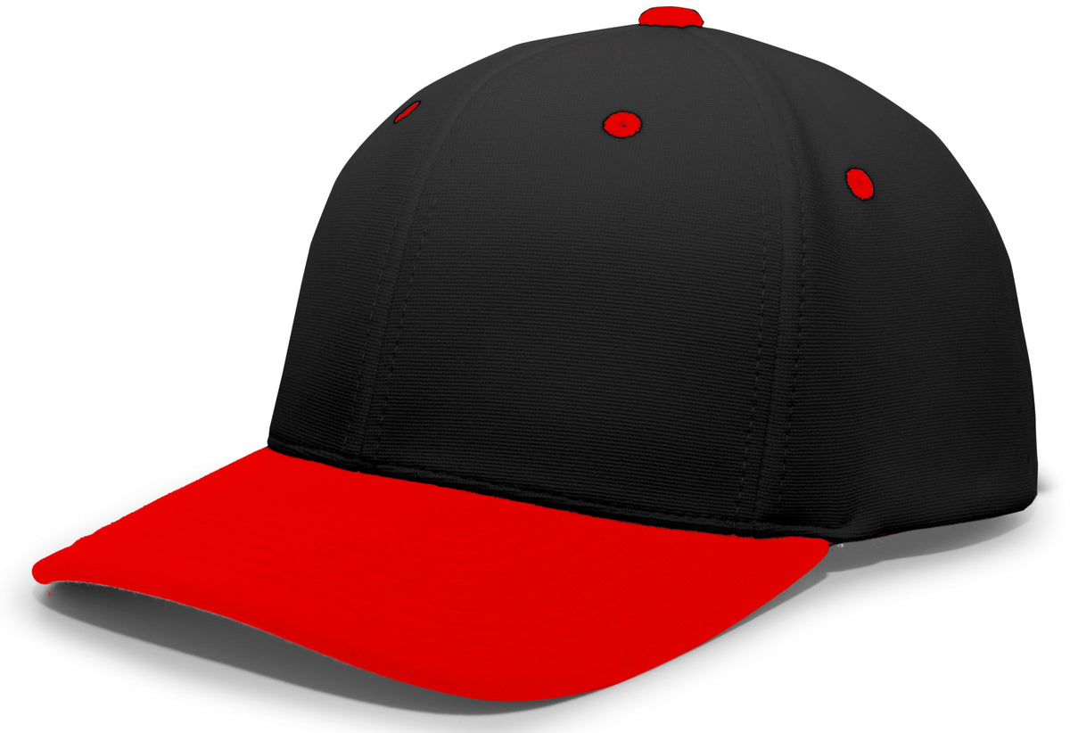 M2 Performance PacFlex Cap - Black/Red
