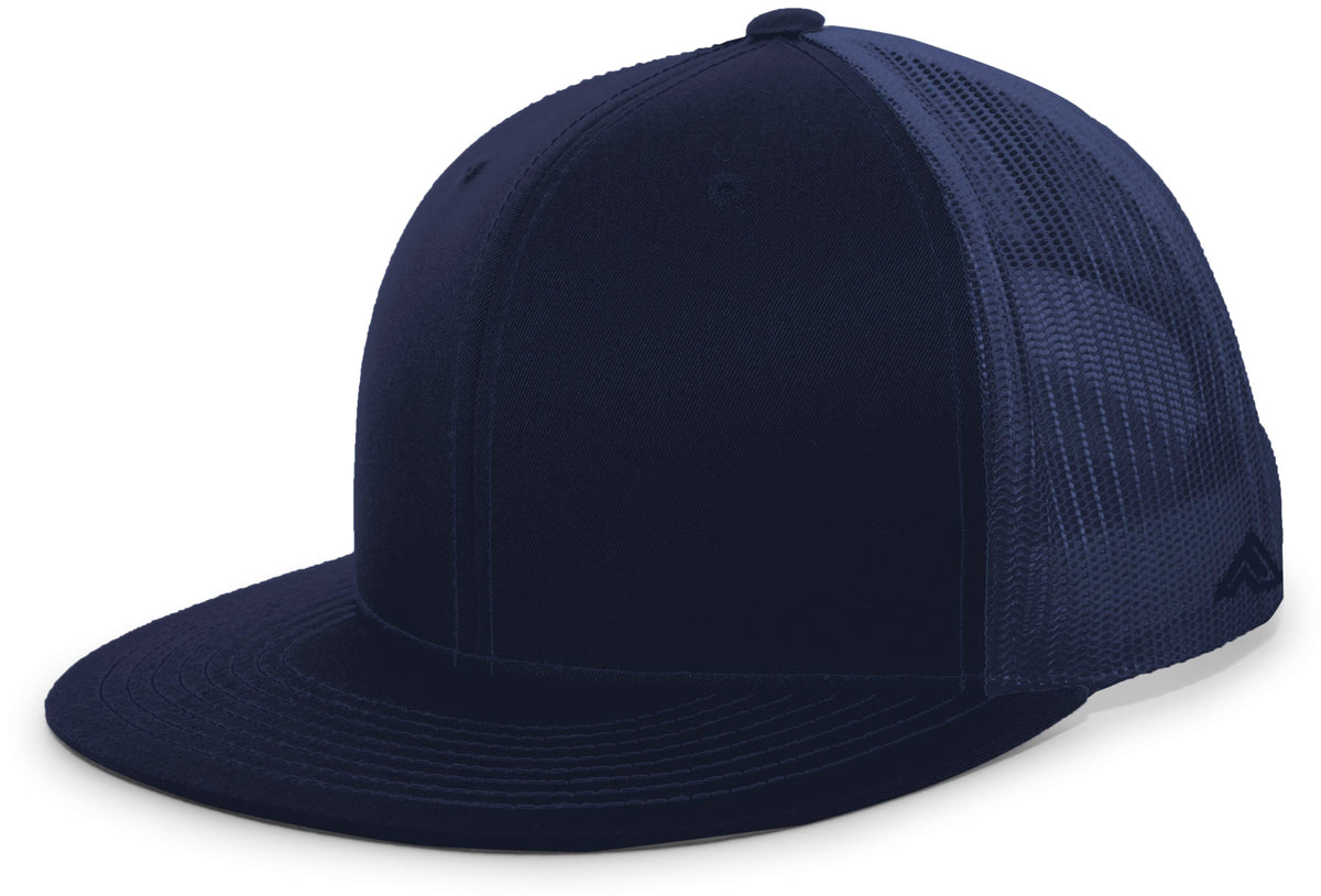 D-Series Trucker Snapback Cap - Navy