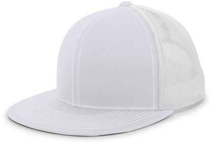 D-Series Trucker Snapback Cap - Silver
