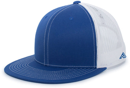 D-Series Trucker Snapback Cap - Royal/White/Royal