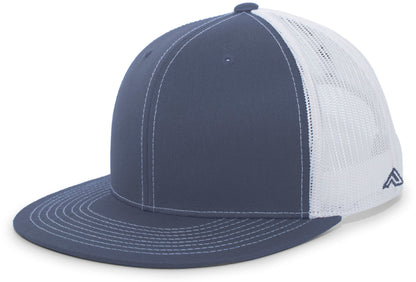 D-Series Trucker Snapback Cap - Graphite/White/Graphite