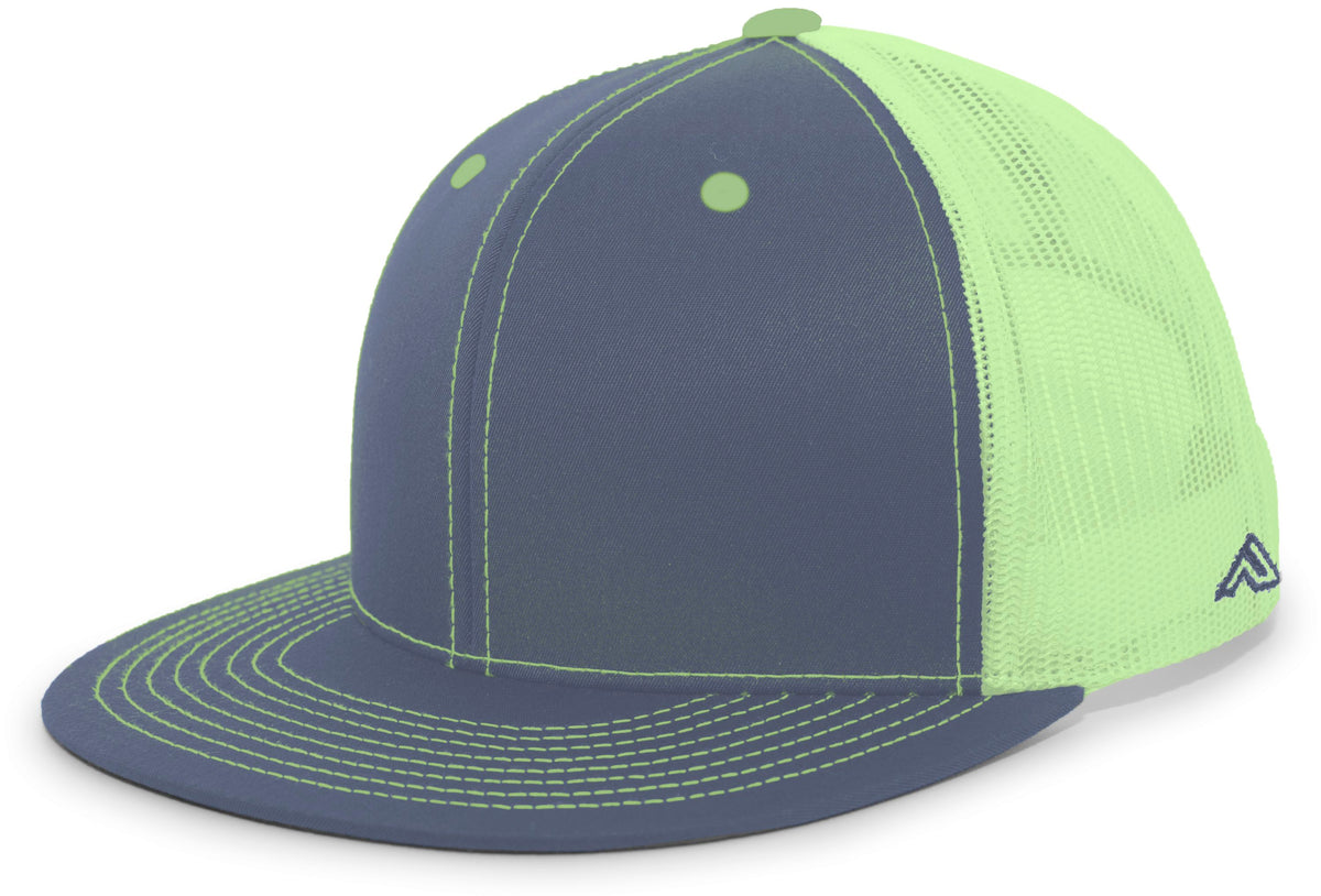 D-Series Trucker Snapback Cap - Graphite/Neon Yellow/Graphite