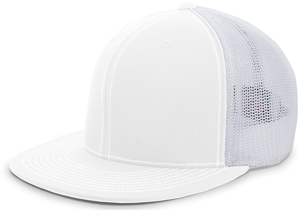 D-Series Trucker PacFlex Cap - White