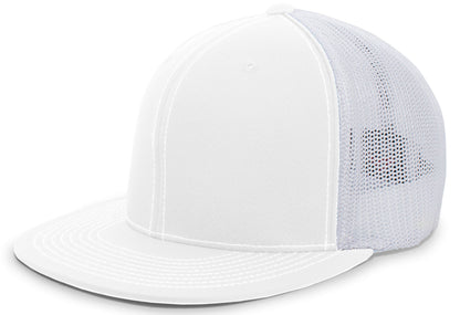 D-Series Trucker PacFlex Cap - White