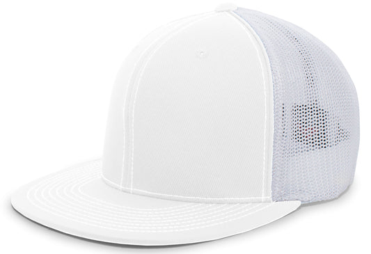 D-Series Trucker PacFlex Cap - White