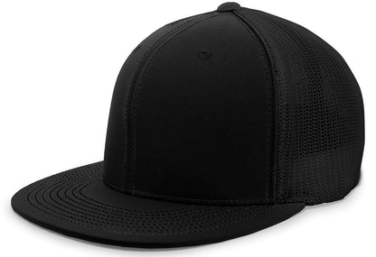 D-Series Trucker PacFlex Cap - Black