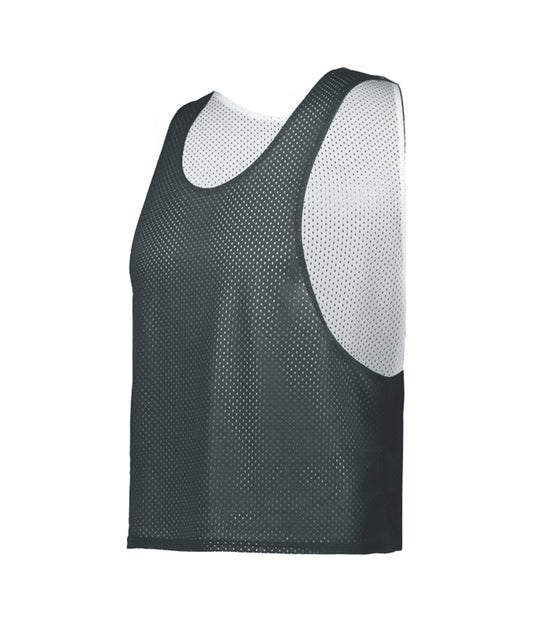 YOUTH C2 REVERSIBLE MESH LACROSSE PINNIE - GRAPHITE/WHITE (BA)