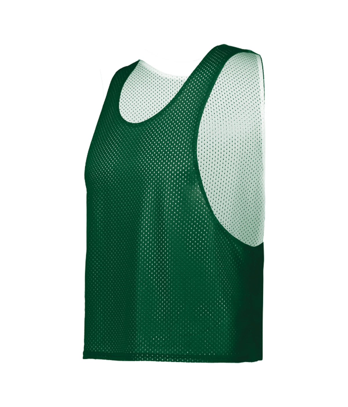 YOUTH C2 REVERSIBLE MESH LACROSSE PINNIE - FOREST/WHITE (BA)