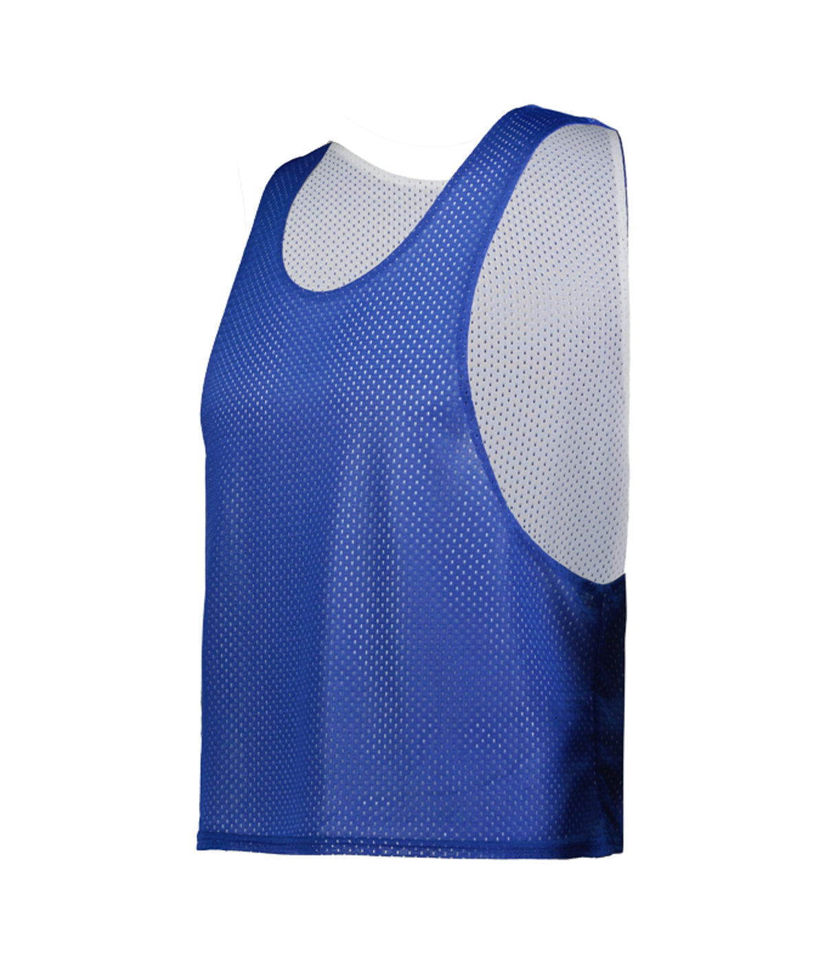 YOUTH C2 REVERSIBLE MESH LACROSSE PINNIE - ROYAL/WHITE (BA)