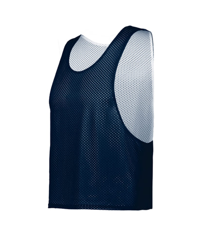 YOUTH C2 REVERSIBLE MESH LACROSSE PINNIE - NAVY/WHITE (BA)