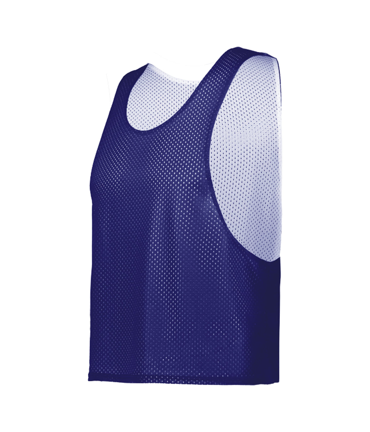 YOUTH C2 REVERSIBLE MESH LACROSSE PINNIE - PURPLE/WHITE (BA)
