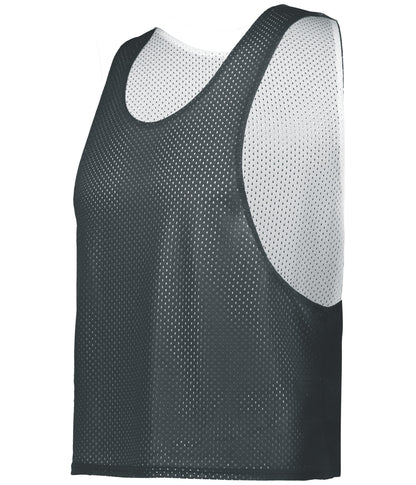 C2 REVERSIBLE MESH LACROSSE PINNIE - GRAPHITE/WHITE (BA)
